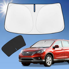 ZOIBV front view showing full windshield coverage and neat fit