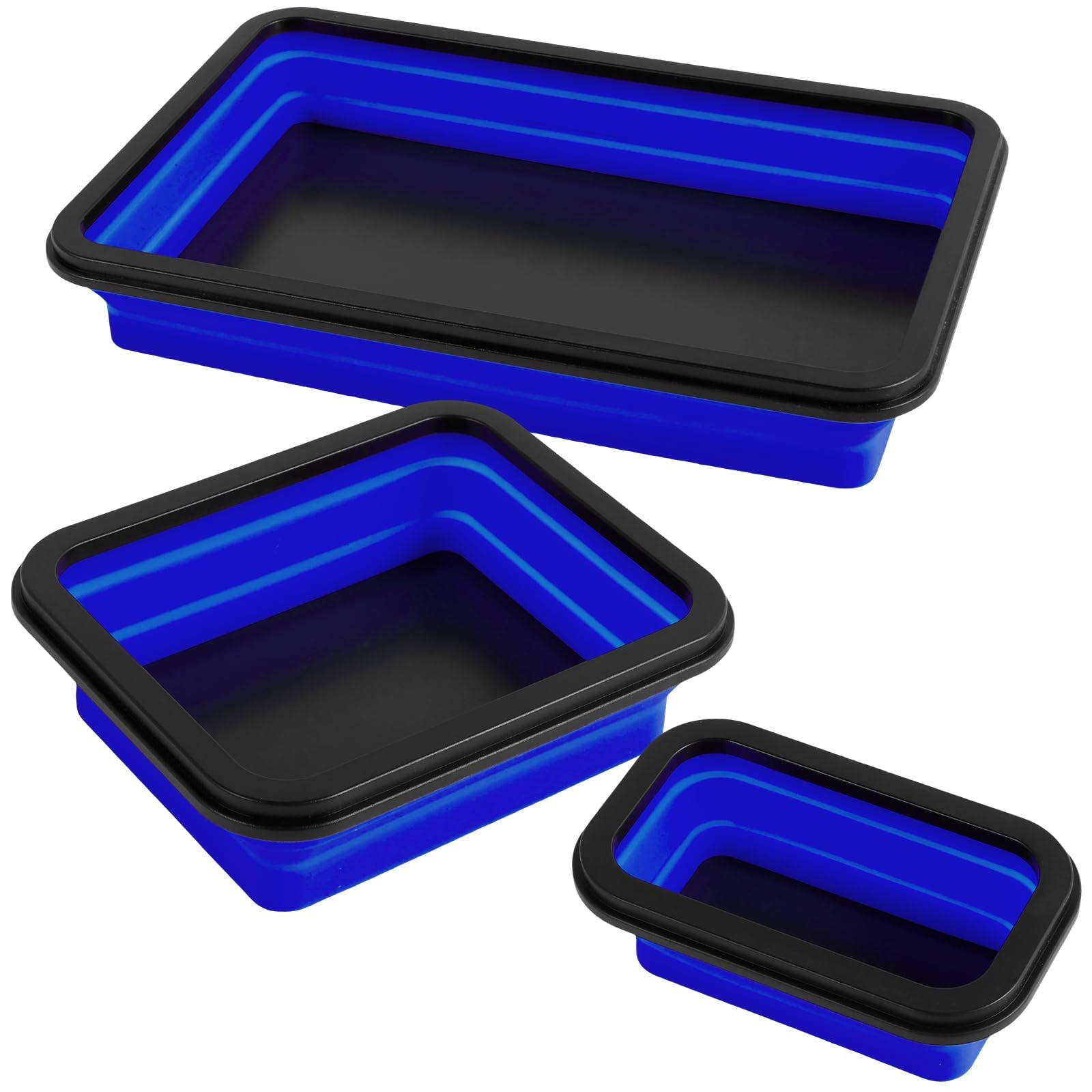 ZOLOTI trays placed on vehicle hood showing secure hands-on repair benefit