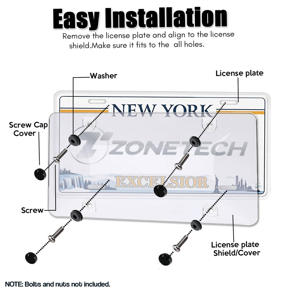 ZONETECH angled view showing bubble profile that reduces road spray