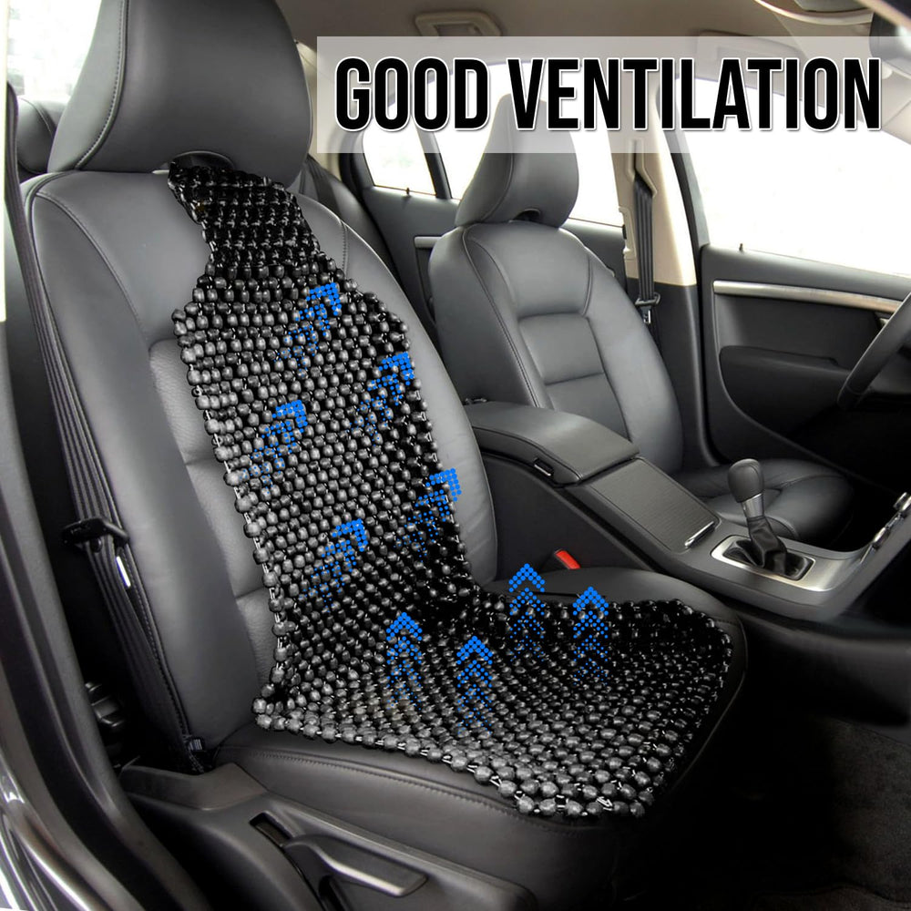 ZONETECH side profile on car seat illustrating fit and cooling airflow benefit