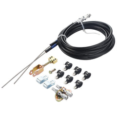 ZONFANT front view of complete emergency brake cable kit showing contents and benefits