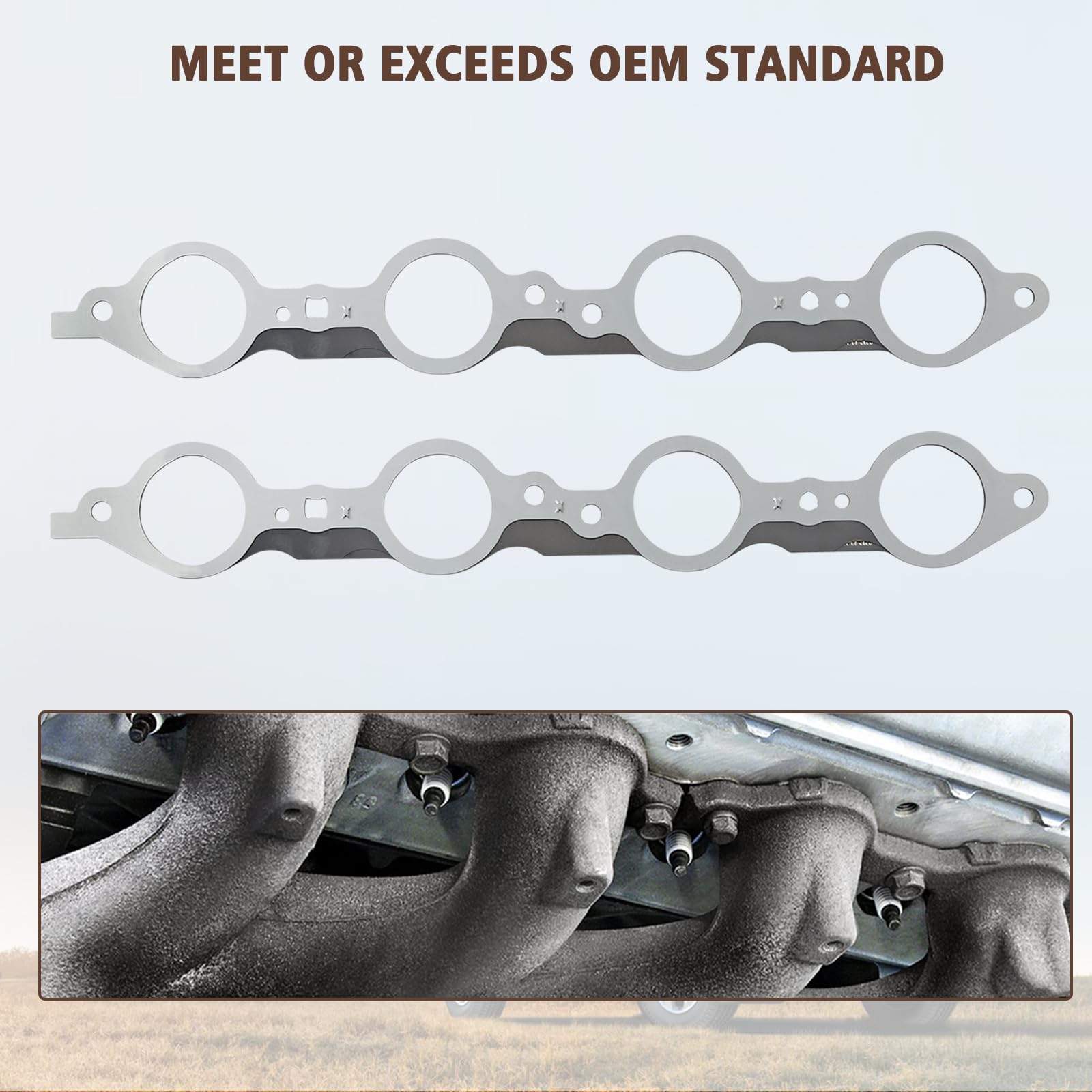 ZONFANT gaskets on a workbench during installation showing time-saving assembly