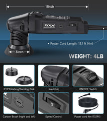 ZOTA mini buffer side profile highlighting ergonomic grip and control advantage