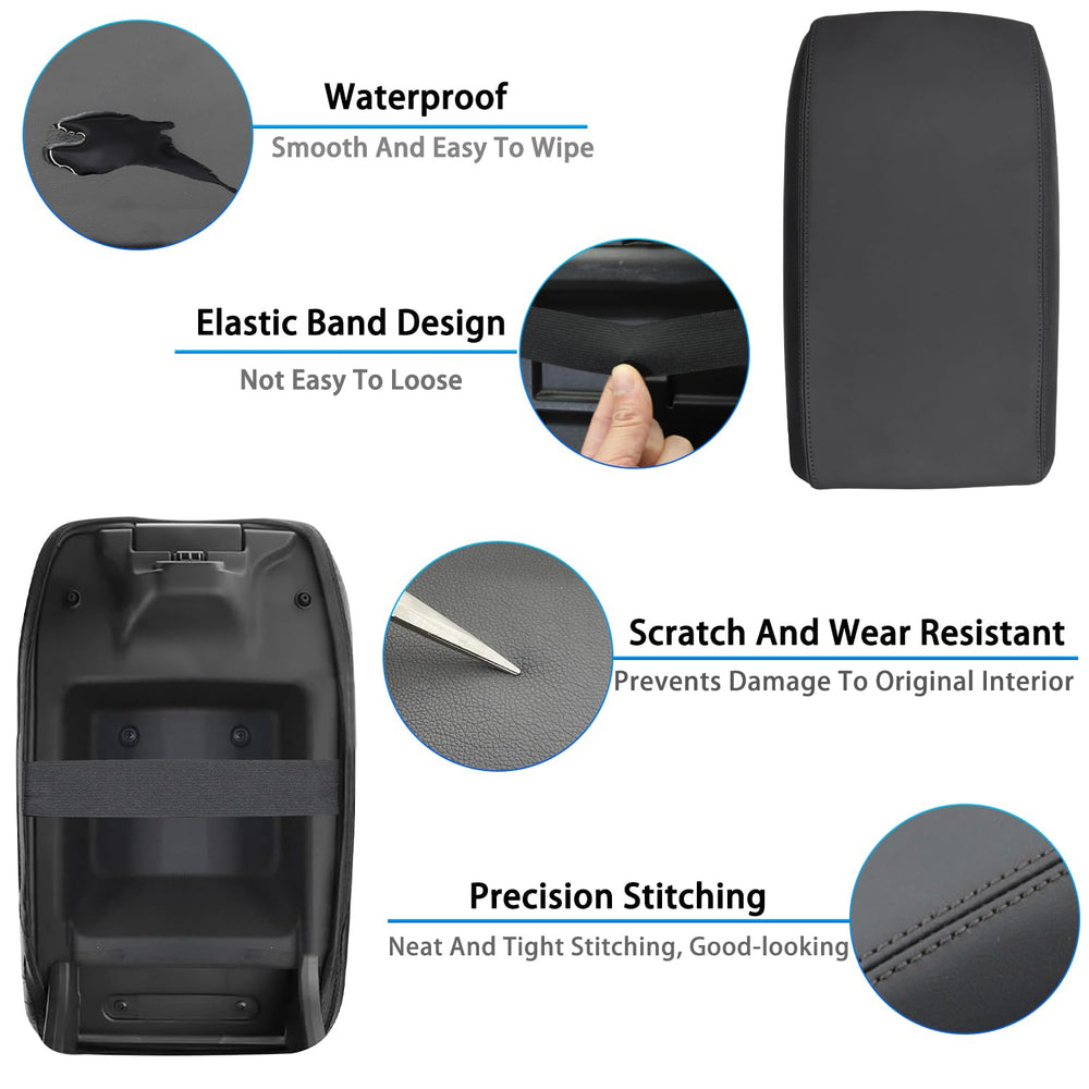 ZOXOQ armrest cover installed in Accord interior demonstrating improved comfort
