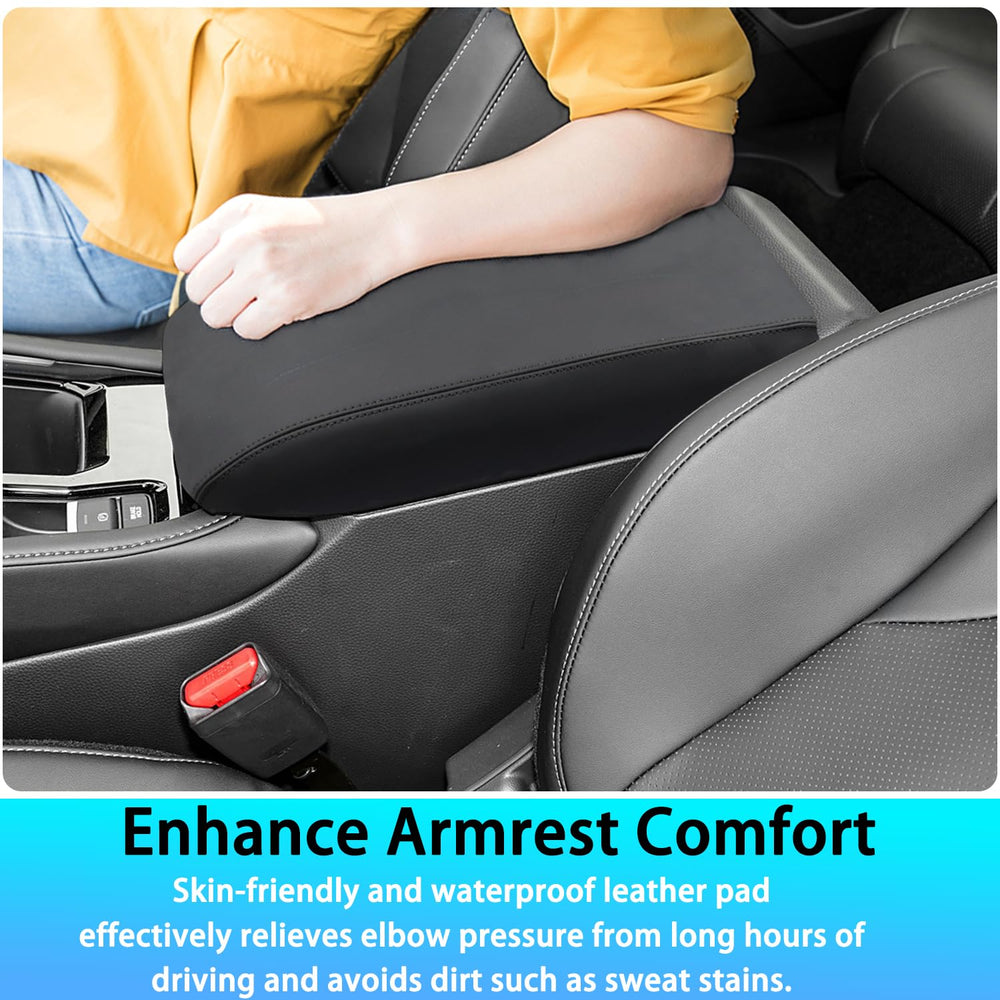 ZOXOQ hand next to armrest for scale showing compact fit and ergonomic support