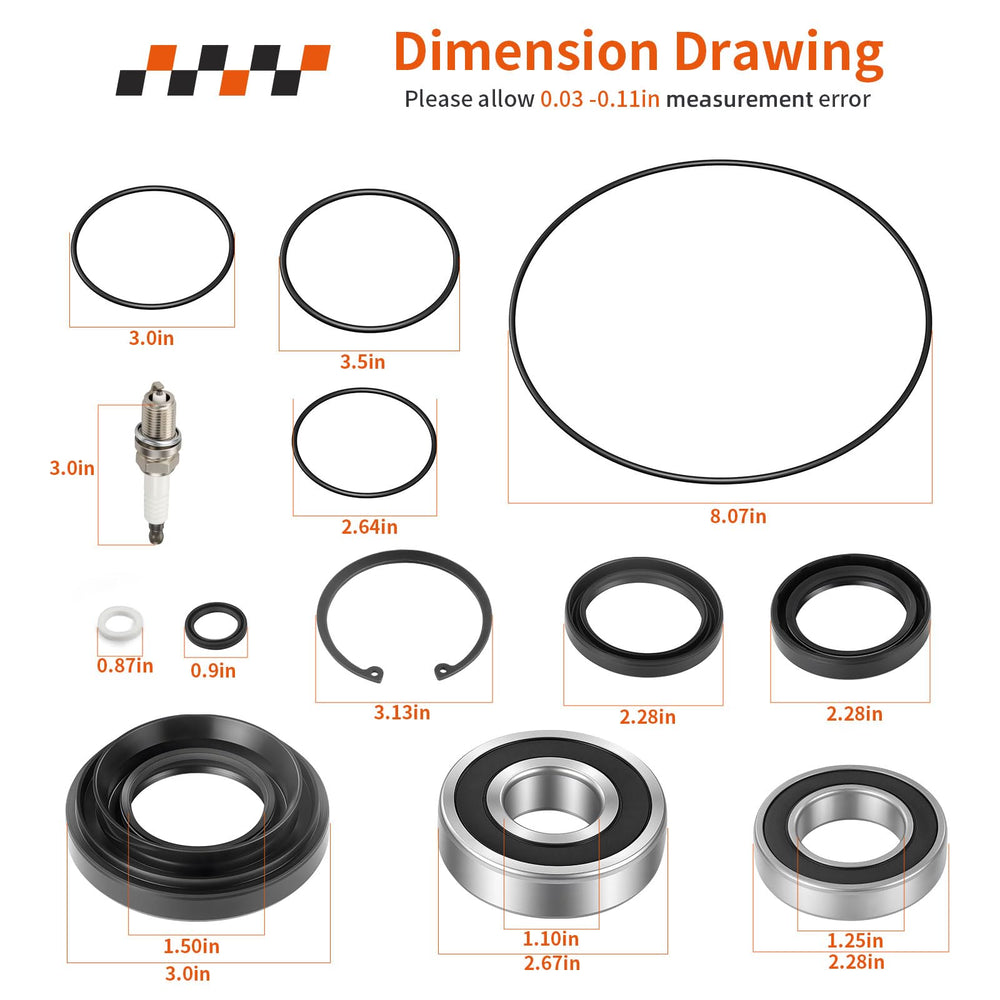 zozoye kit installed on Honda Rancher rear hub improving wheel stability and fit