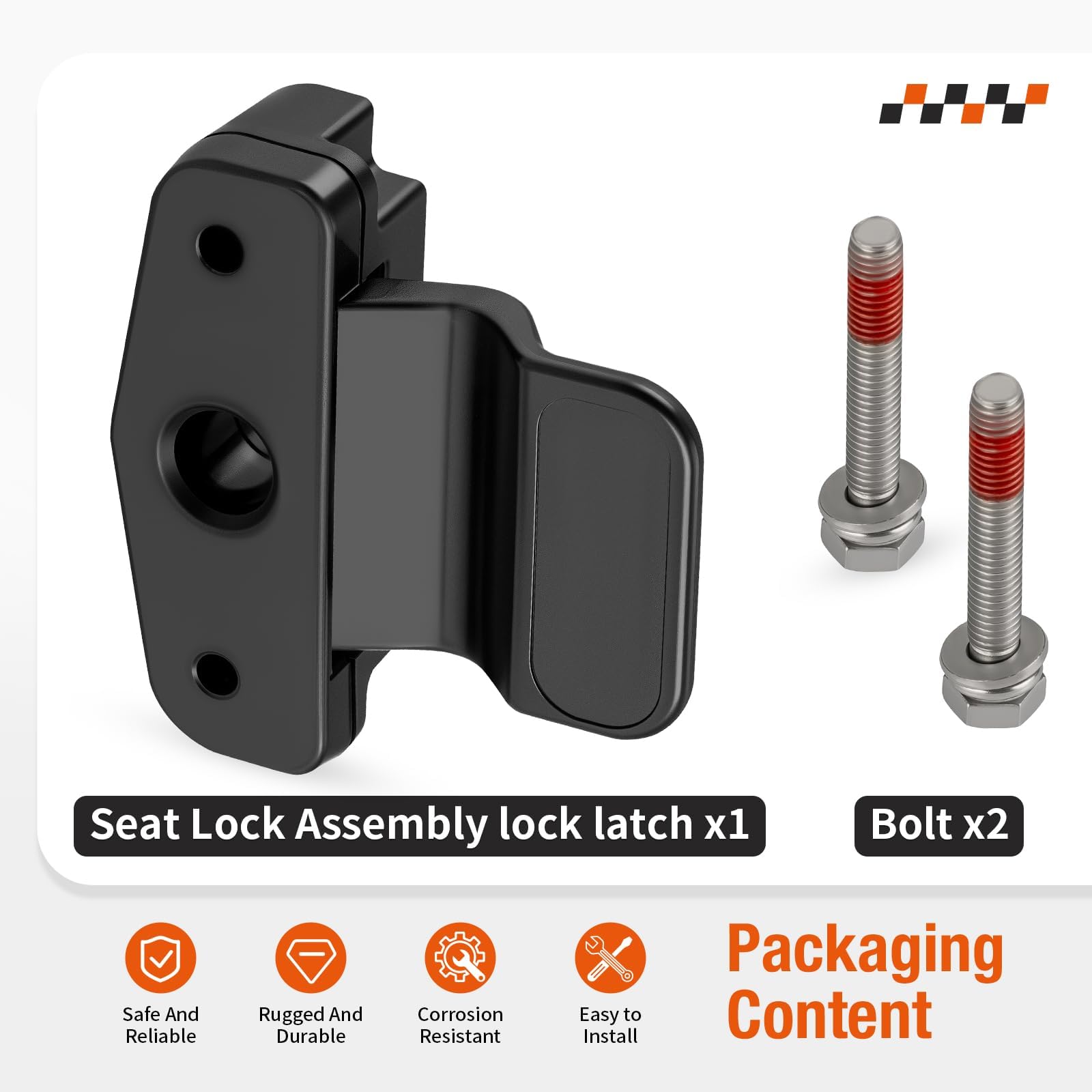 zozoye latch next to coin showing compact size and accurate fit