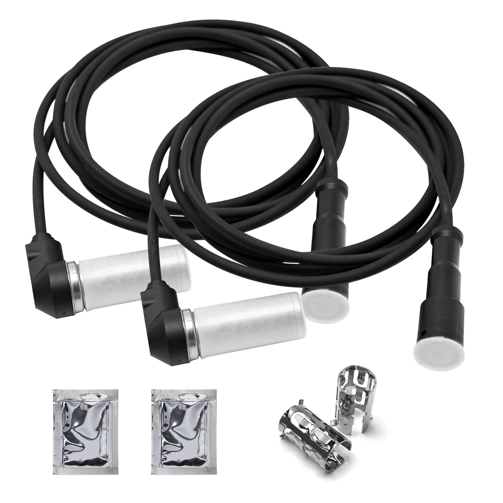 Zreneyfex front view of harness showing connectors and durable casing benefit