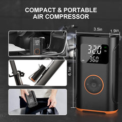 ZSX inflator placed in car trunk, portable emergency roadside tool