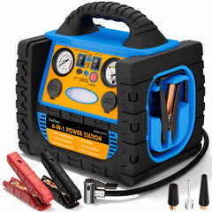 ZunDian front view of jump starter showing compact rugged design and portability