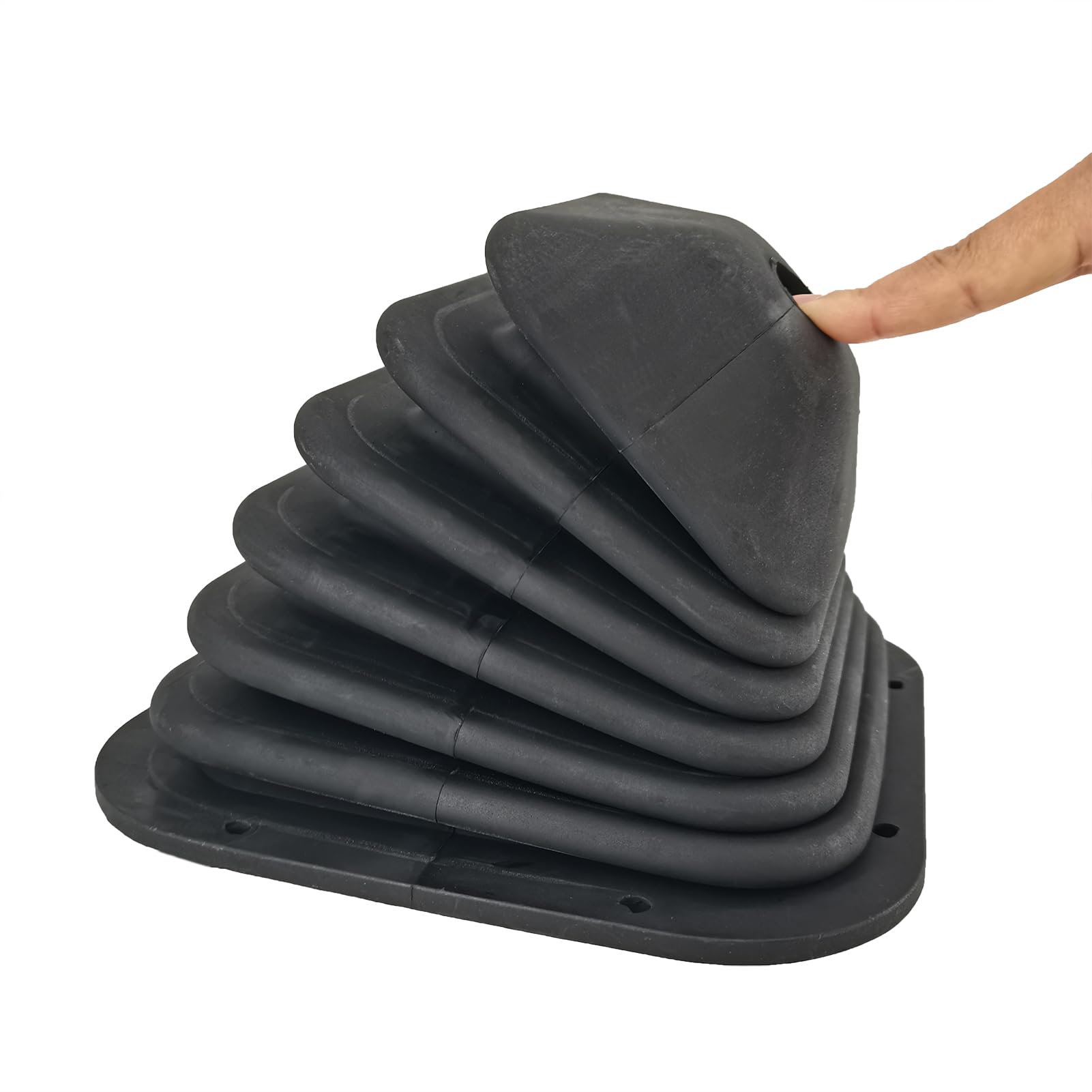 ZUVELLO close-up of rubber texture displaying durability and flexible resilience