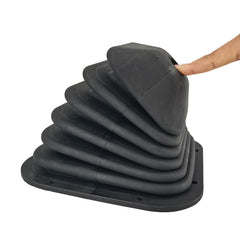 ZUVELLO close-up of rubber texture displaying durability and flexible resilience