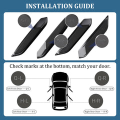 Zuwok rear door pocket holding phone and sunglasses minimizing rattle