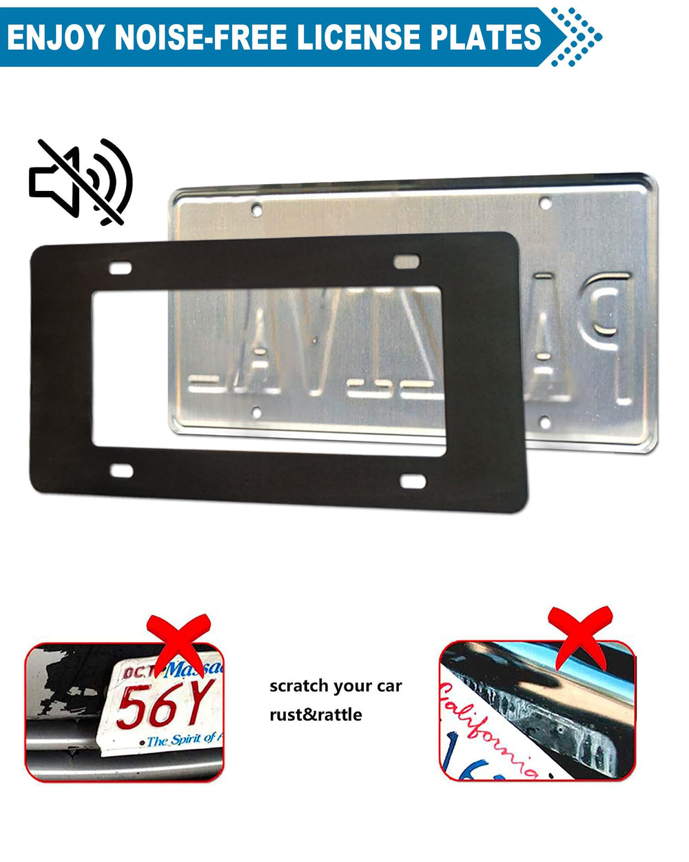ZXFOOG size comparison with standard plate confirming correct universal fit