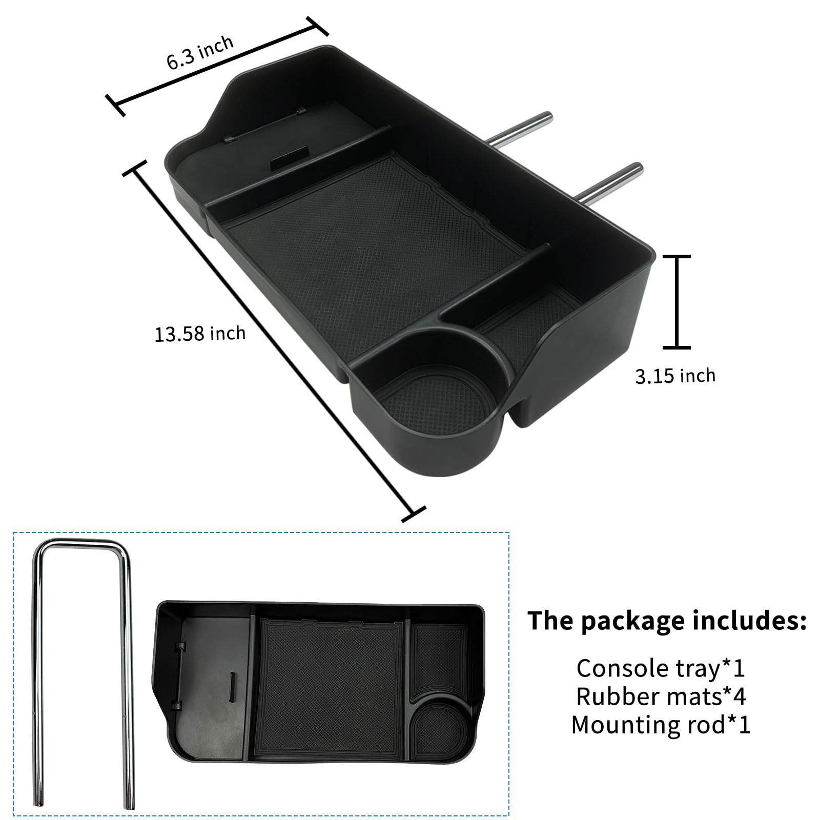 Zxiaochun installed in Ford F150 cabin improving organization and accessibility