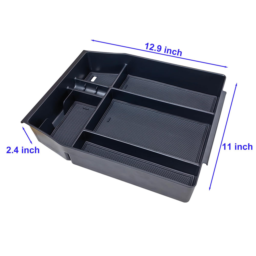 Zxiaochun side profile showing precise fit in Ford F150 full console for stability