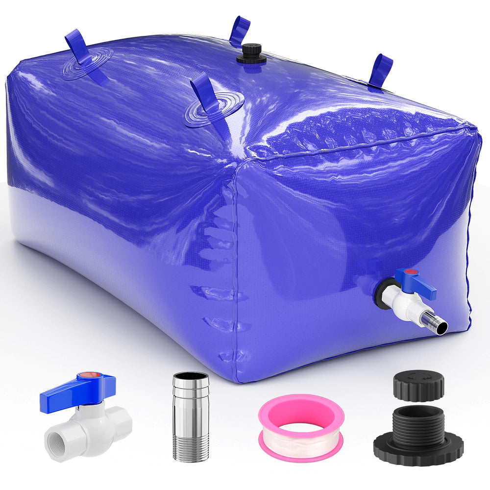ZXZYHFTY front view of packed bladder showing capacity and portability benefits