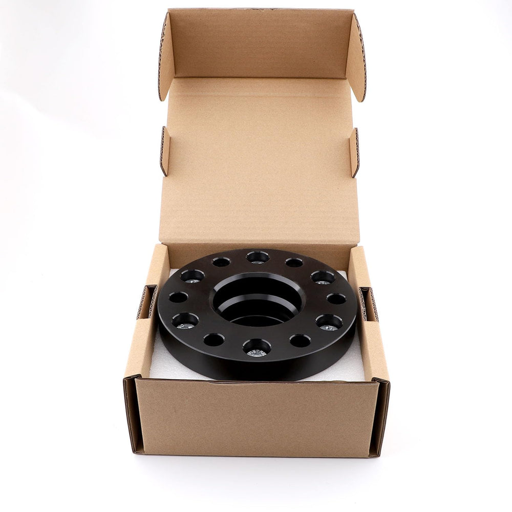 ZY WHEEL packaging and contents with four spacers and installation instructions