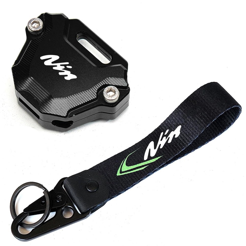 ZYAKOMO front view of aluminum key cover showing sporty design and protection