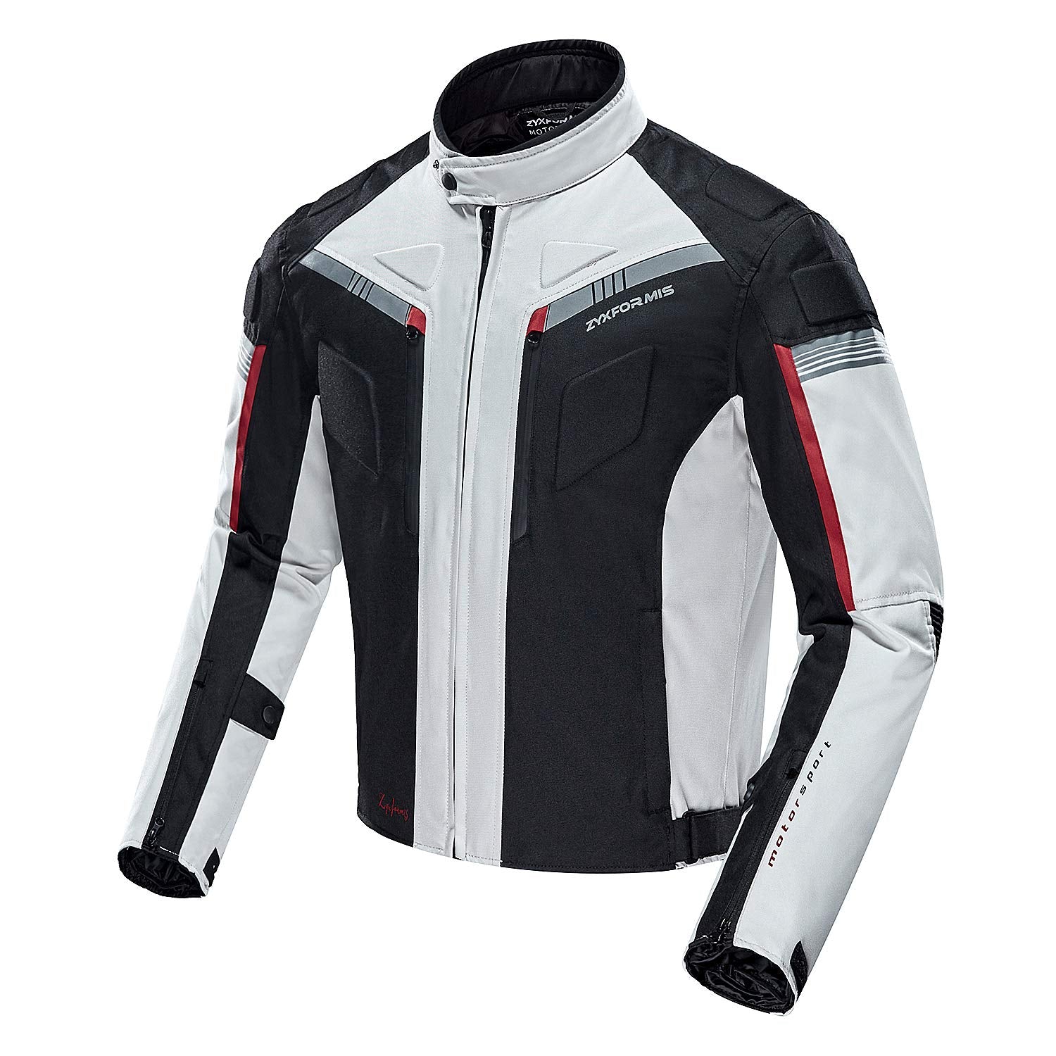 Zyxformis back armor detail highlighting removable EVA pad protection