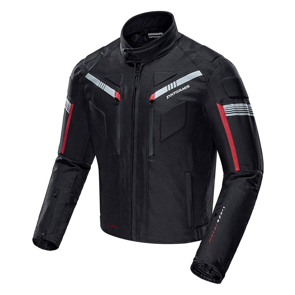Zyxformis jacket rear view highlighting removable EVA back protector and support